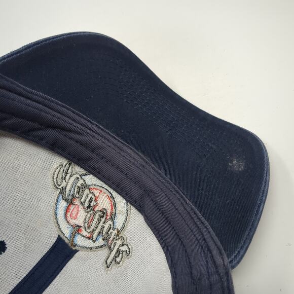 New York Strapback Baseball Hat Blue One Size Embroidered Drew Pearson - Picture 8 of 9